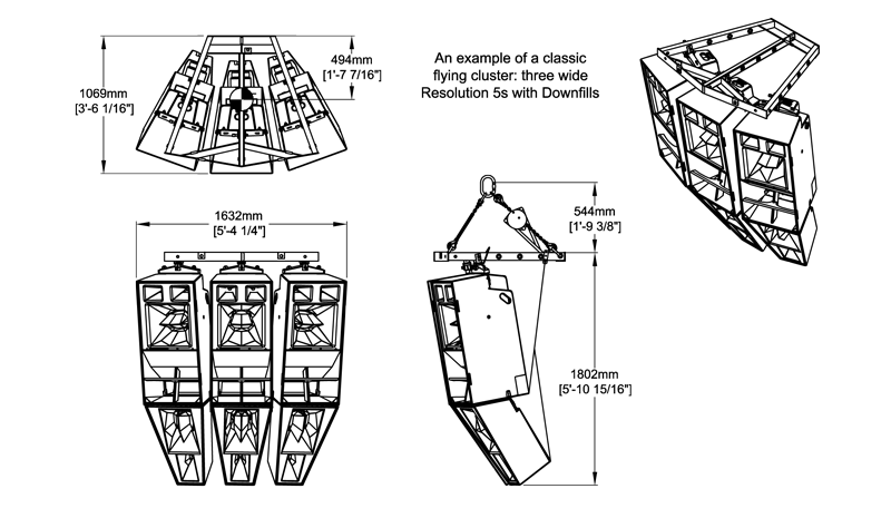 Touring Flying System Technical Drawing