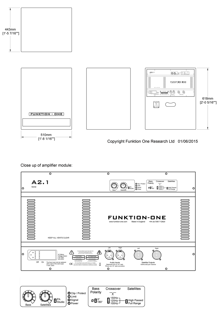 SB210A Technical Drawing