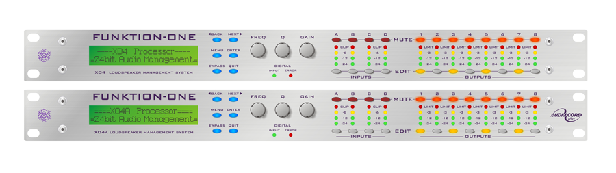 XO4 Audio Management System Technical Drawing